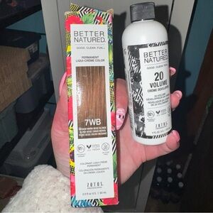 Hair color and developer